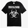 Outlet 😉 Biohazard Logo T-Shirt ❤️