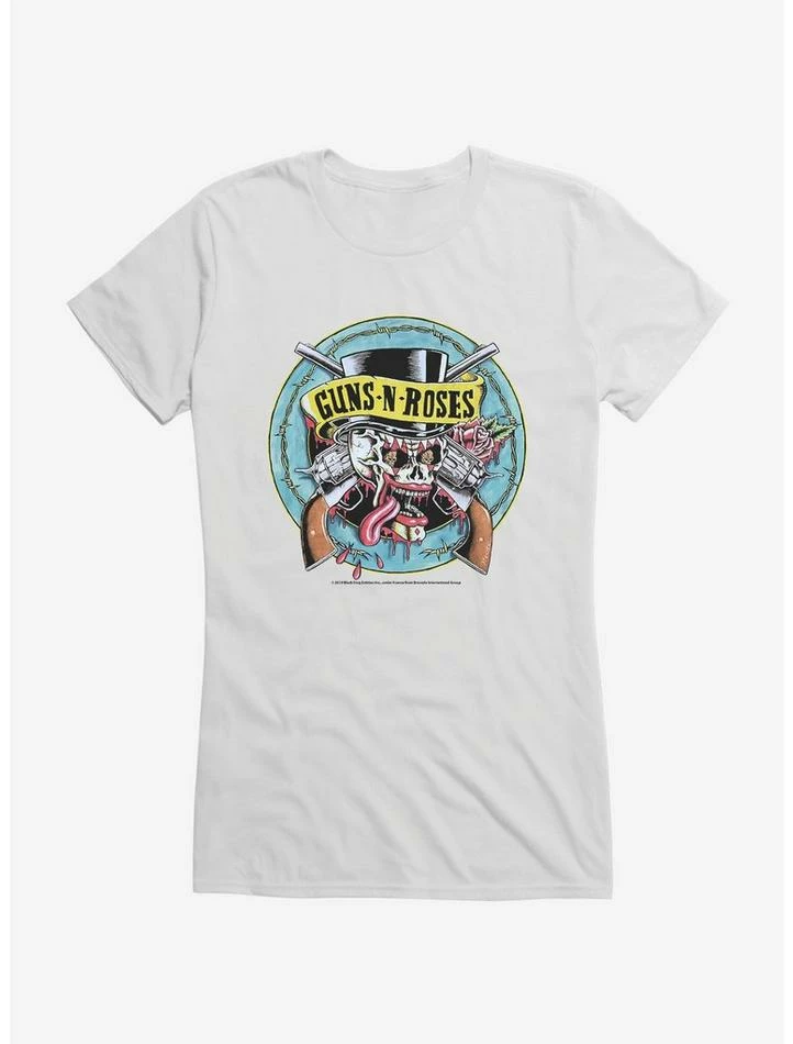 Cheapest π₯° Guns N' Roses Suicide Skull π§ Girls T-Shirt π - Image 3
