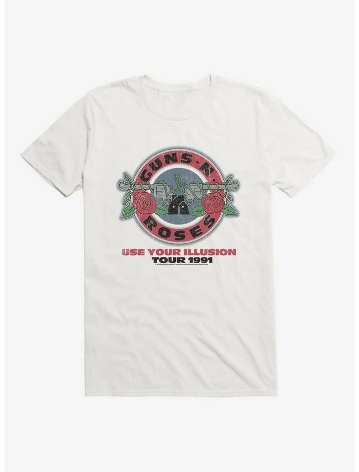 Flash Sale π Guns N' Roses Use Your Illusion Tour 1991 T-Shirt π - Image 4