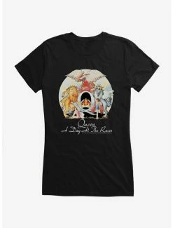 Coupon 👏 Queen A Day At The Races 👧 Girls T-Shirt 🥰
