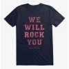 Budget ⌛ Queen We Will Rock You T-Shirt 👍