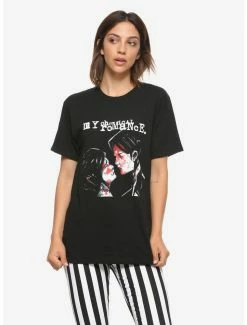 Hot Sale 😍 My Chemical Romance Three Cheers For Sweet Revenge Boyfriend Fit 👧 Girls T-Shirt ⭐