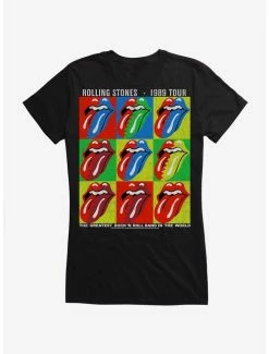 Budget βοΈ The Rolling Stones 1989 Tour Pop Art π§ Girls T-Shirt π