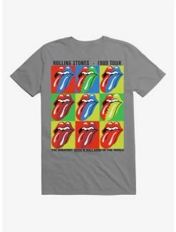 Best Sale 😀 The Rolling Stones 1989 Tour Pop Art T-Shirt 🛒