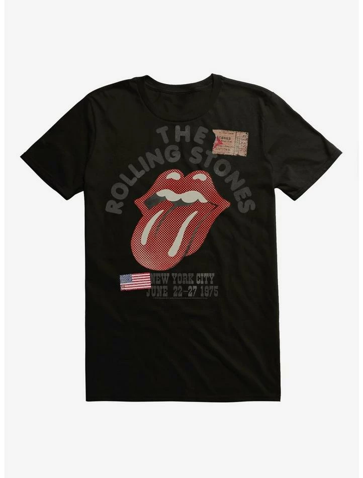 Wholesale β The Rolling Stones NYC 1975 T-Shirt π - Image 2