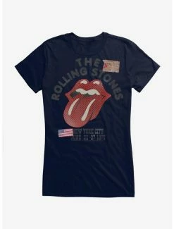 New 🔥 The Rolling Stones NYC 1975 👧 Girls T-Shirt 🌟