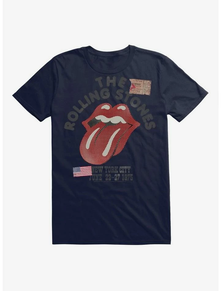 Wholesale β The Rolling Stones NYC 1975 T-Shirt π - Image 4