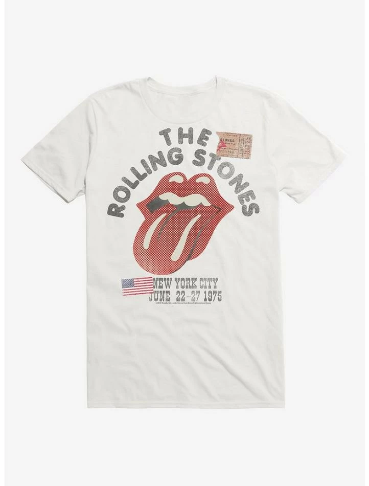 Wholesale β The Rolling Stones NYC 1975 T-Shirt π - Image 6