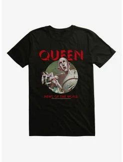 Best Sale ❤️ Extra Soft Queen News Of The World T-Shirt ⭐