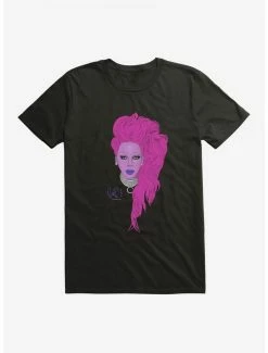 New 🎁 RuPaul Neon Purple Portrait T-Shirt ✔️