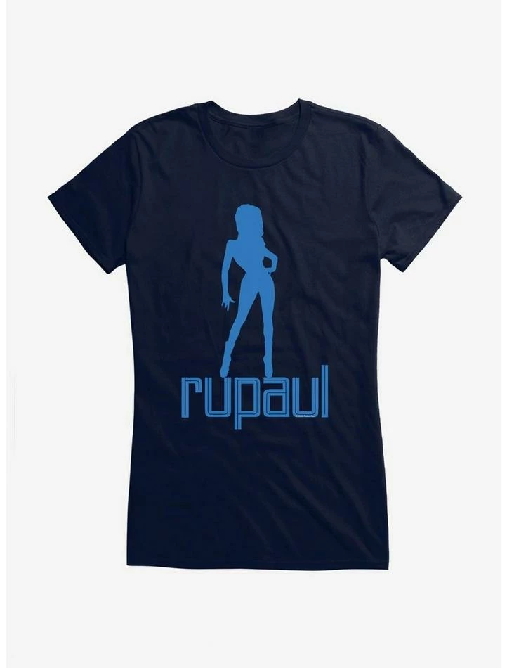 Best deal π RuPaul Blue Silhouette π§ Girls T-Shirt π€© - Image 4