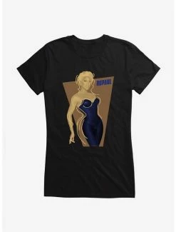 Discount ✔️ RuPaul Curve Lines 👧 Girls T-Shirt 🔥
