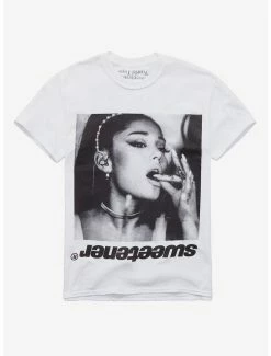 Best Sale 🎁 Ariana Grande Sweetener Black & White Photo T-Shirt ❤️