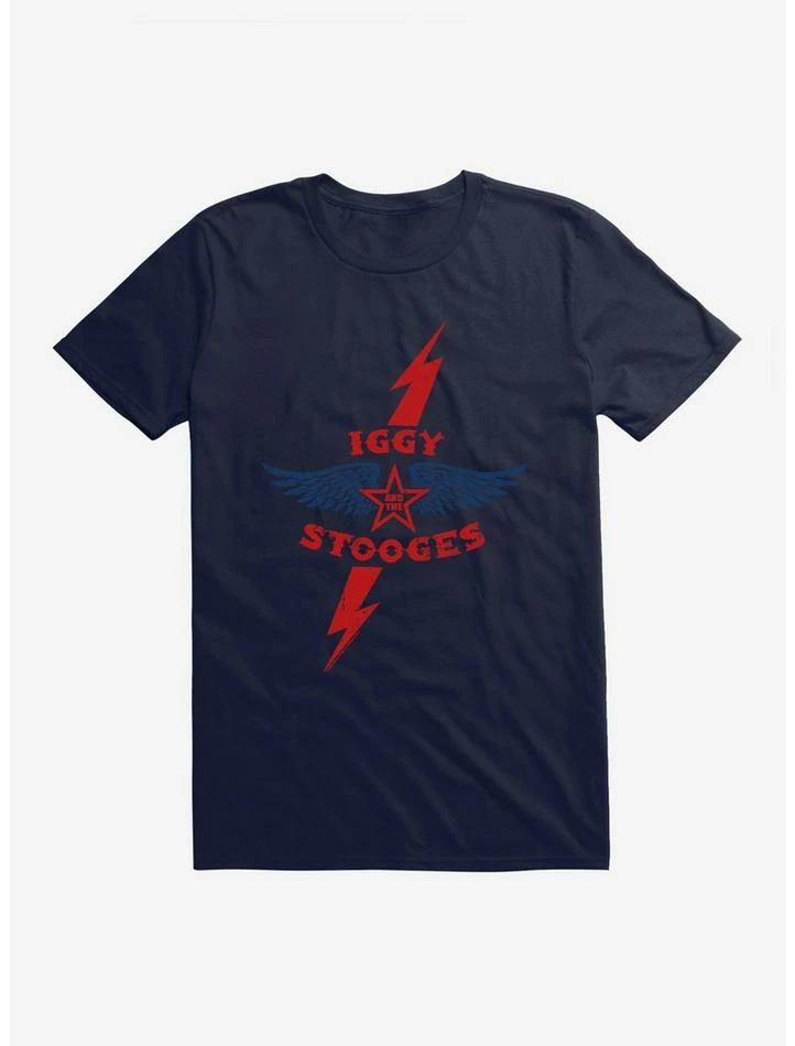 Buy β€οΈ Iggy Pop The Stooges Logo T-Shirt βοΈ