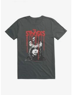 Outlet ✔️ Iggy Pop The Stooges Red Font T-Shirt ✔️