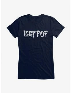 Outlet ✨ Iggy Pop Font Letters 👧 Girls T-Shirt 🔥