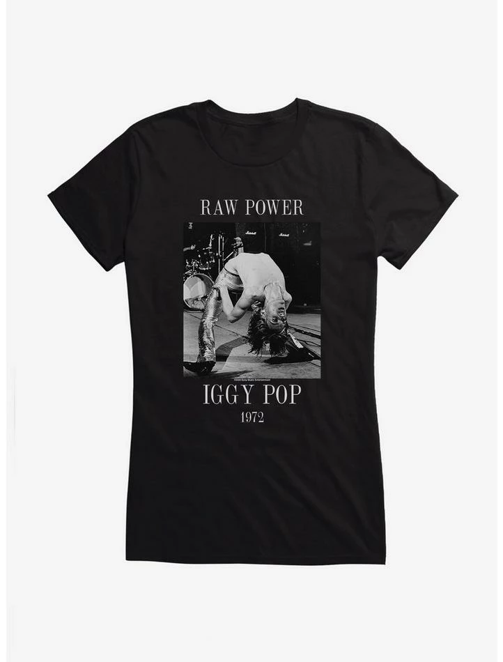 Flash Sale π₯ Iggy Pop Raw Power On Stage π§ Girls T-Shirt π - Image 2