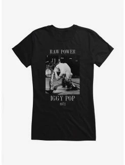 Flash Sale 🔥 Iggy Pop Raw Power On Stage 👧 Girls T-Shirt 🔔