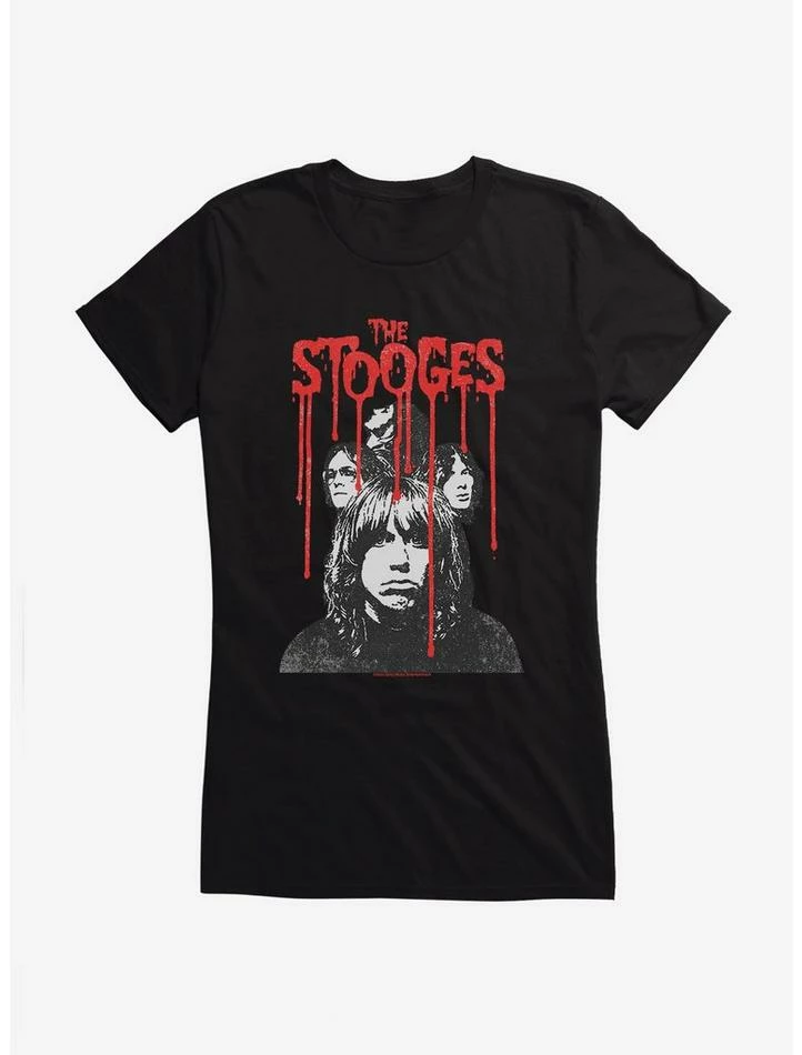 Cheap 𧨠Iggy Pop The Stooges Red Font π§ Girls T-Shirt βοΈ