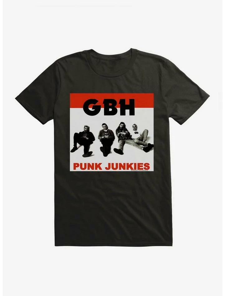 Best Sale โญ GBH Punk Junkies T-Shirt โจ - Image 2