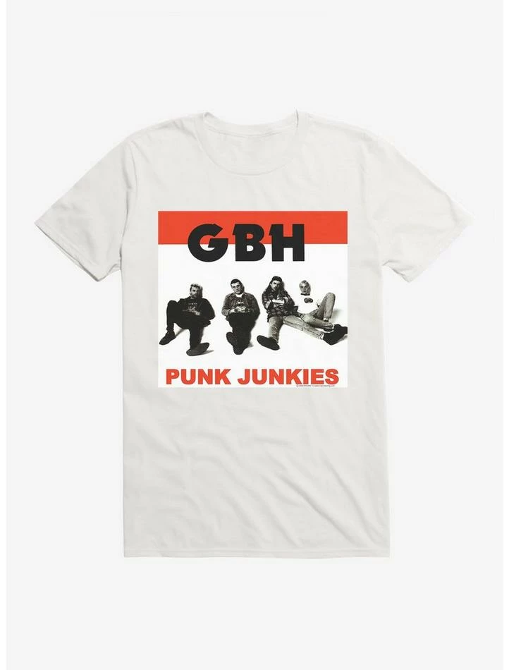 Best Sale โญ GBH Punk Junkies T-Shirt โจ - Image 6
