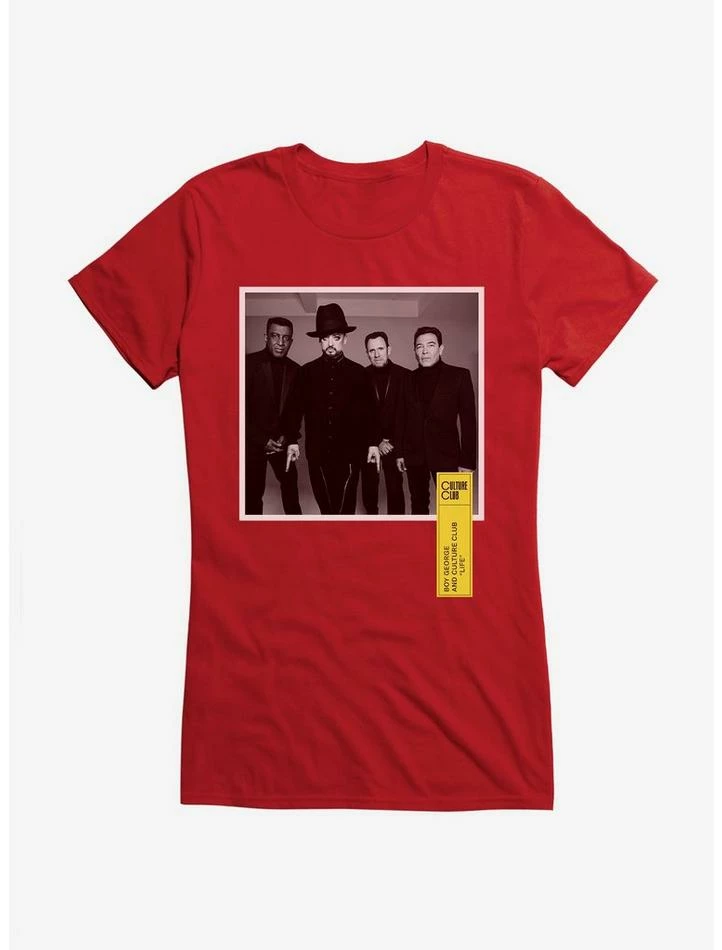 Coupon 𧨠Boy George & Culture Club Band Picture π§ Girls T-Shirt π - Image 4