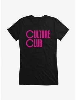 Best deal 🛒 Boy George & Culture Club Culture Club Font 👧 Girls T-Shirt 🤩