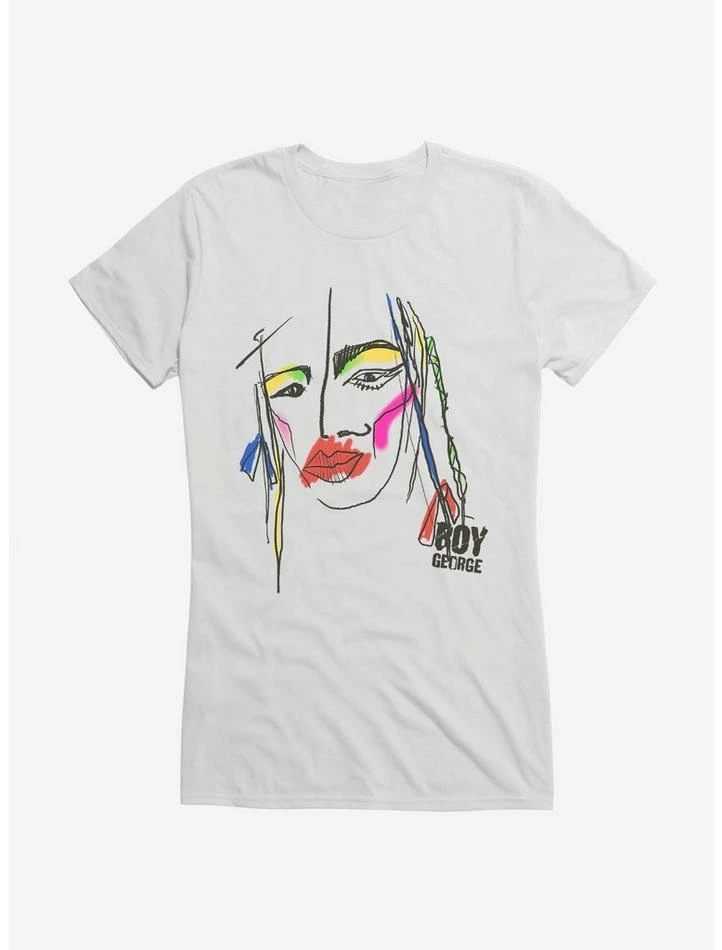 Cheap β¨ Boy George & Culture Club Face Painting π§ Girls T-Shirt π - Image 3