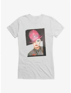New 👏 Boy George & Culture Club Picture Collage 👧 Girls T-Shirt ⌛