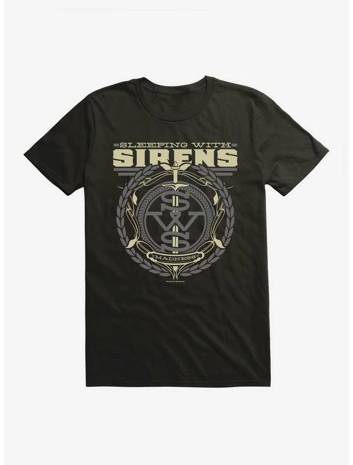 Best Pirce 🛒 Sleeping With Sirens Crest T-Shirt 😉 - Image 2