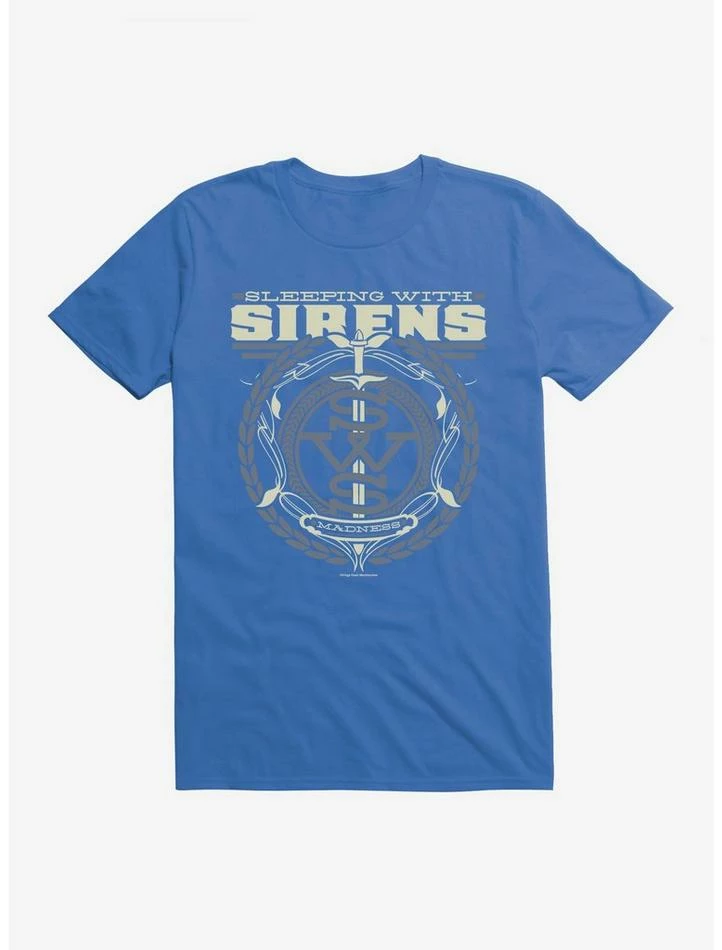 Best Pirce 🛒 Sleeping With Sirens Crest T-Shirt 😉 - Image 4