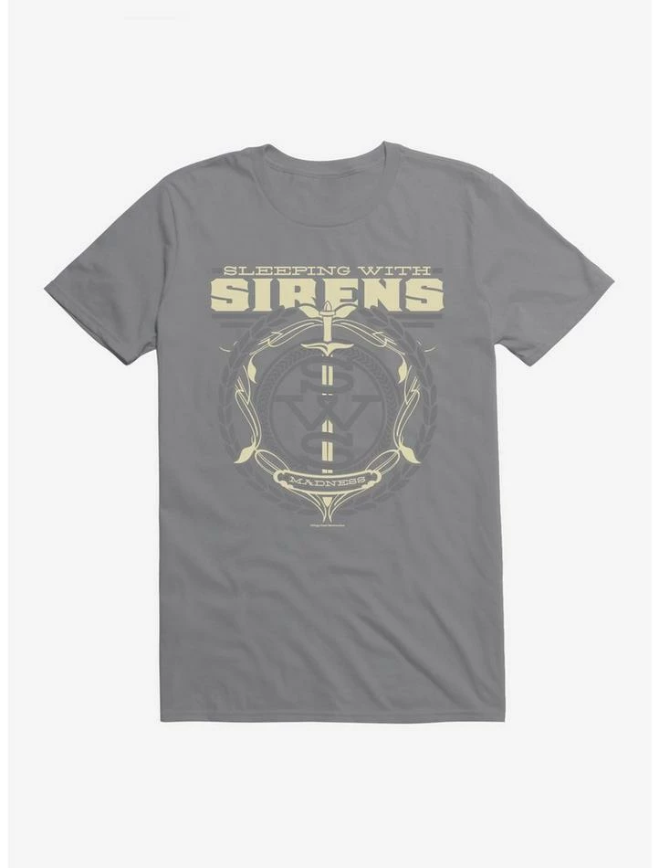Best Pirce 🛒 Sleeping With Sirens Crest T-Shirt 😉 - Image 3