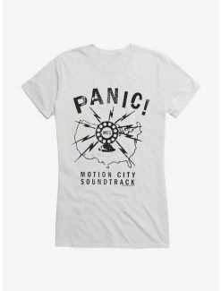 Brand new 💯 Motion City Soundtrack Panic 👧 Girls T-Shirt ⌛