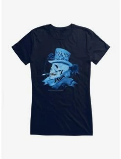 Top 10 🥰 Poison Blue Smoking Skull Logo 👧 Girls T-Shirt 🛒