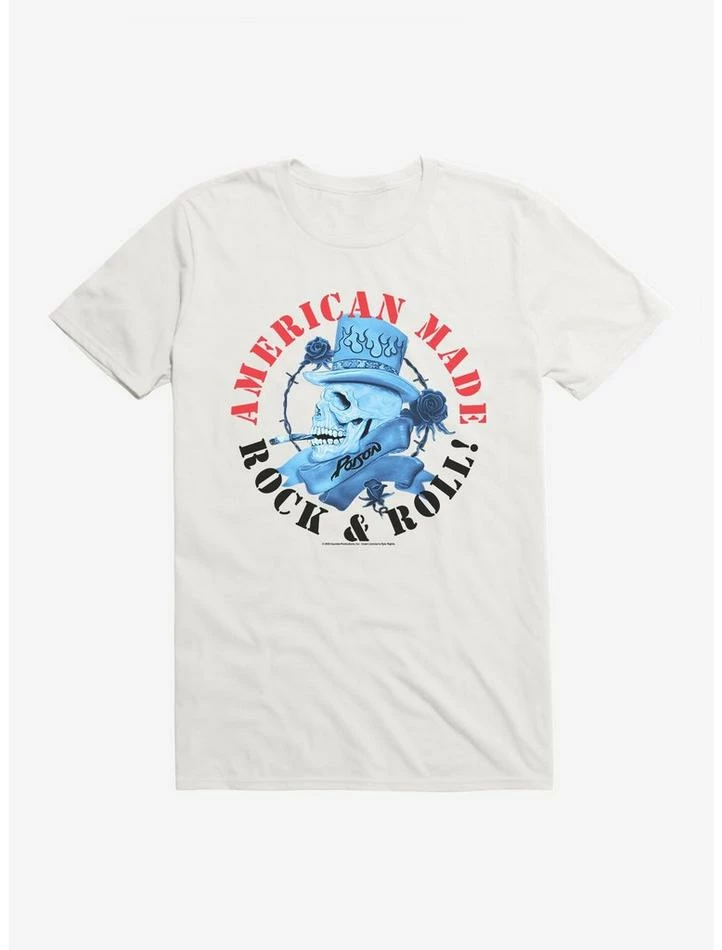 Promo β€οΈ Poison American Made Rock & Roll T-Shirt π - Image 5