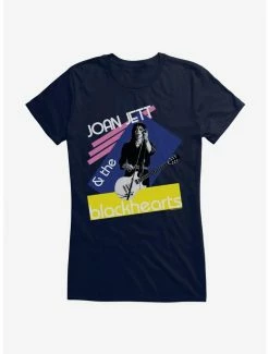 Promo 💯 Joan Jett And The Blackhearts Geometric 👧 Girls T-Shirt ❤️