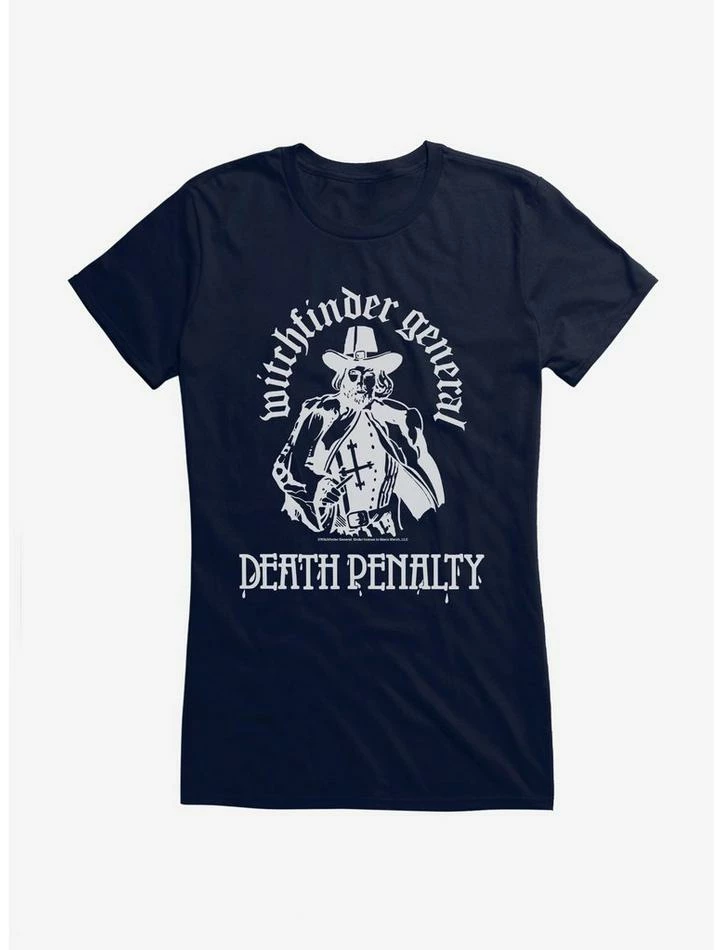 Discount π Witchfinder General Death Penalty π§ Girls T-Shirt π - Image 6
