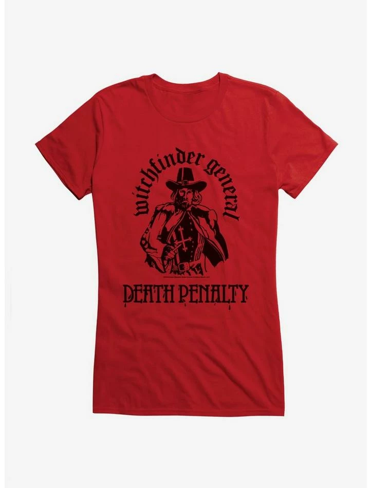 Discount π Witchfinder General Death Penalty π§ Girls T-Shirt π - Image 3
