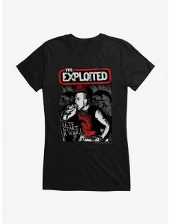 Wholesale ⭐ The Exploited Start A War 👧 Girls T-Shirt 🎁