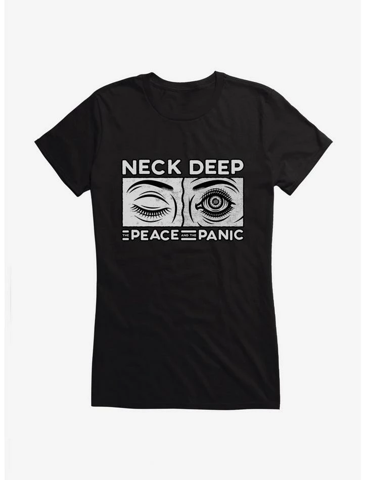 Hot Sale π Neck Deep The Peace And The Panic Eyes π§ Girls T-Shirt π―