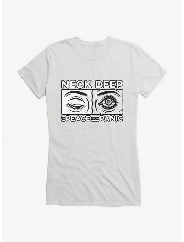 Hot Sale π Neck Deep The Peace And The Panic Eyes π§ Girls T-Shirt π― - Image 4