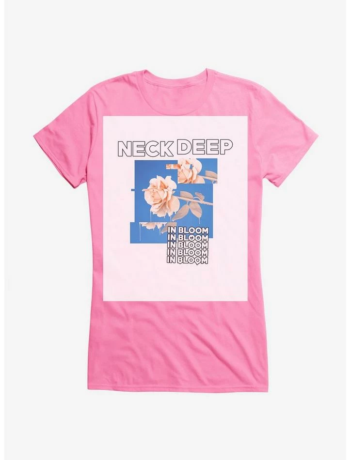 Flash Sale π₯° Neck Deep In Bloom Flower T-Shirt π