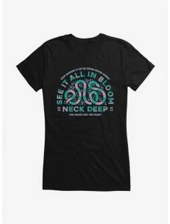 Best reviews of ✨ Neck Deep In Bloom Snake 👧 Girls T-Shirt 👍