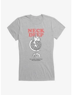 Best Sale 🧨 Neck Deep It All Went Up In Flames 👧 Girls T-Shirt 🔥