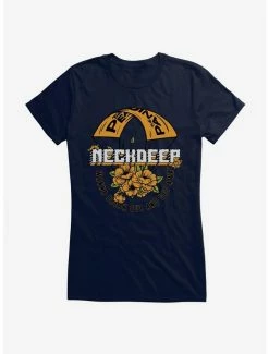 Discount ✔️ Neck Deep Parachute 👧 Girls T-Shirt 😀
