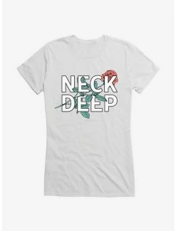 Budget 🤩 Neck Deep Rose 👧 Girls T-Shirt ❤️