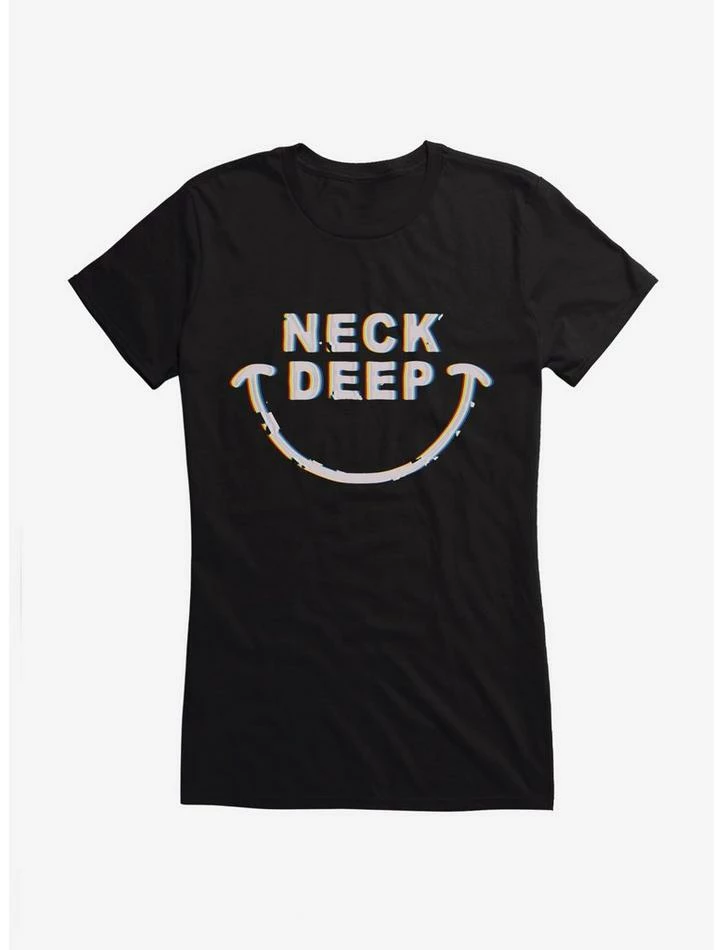 Discount π Neck Deep Smile π§ Girls T-Shirt π - Image 5