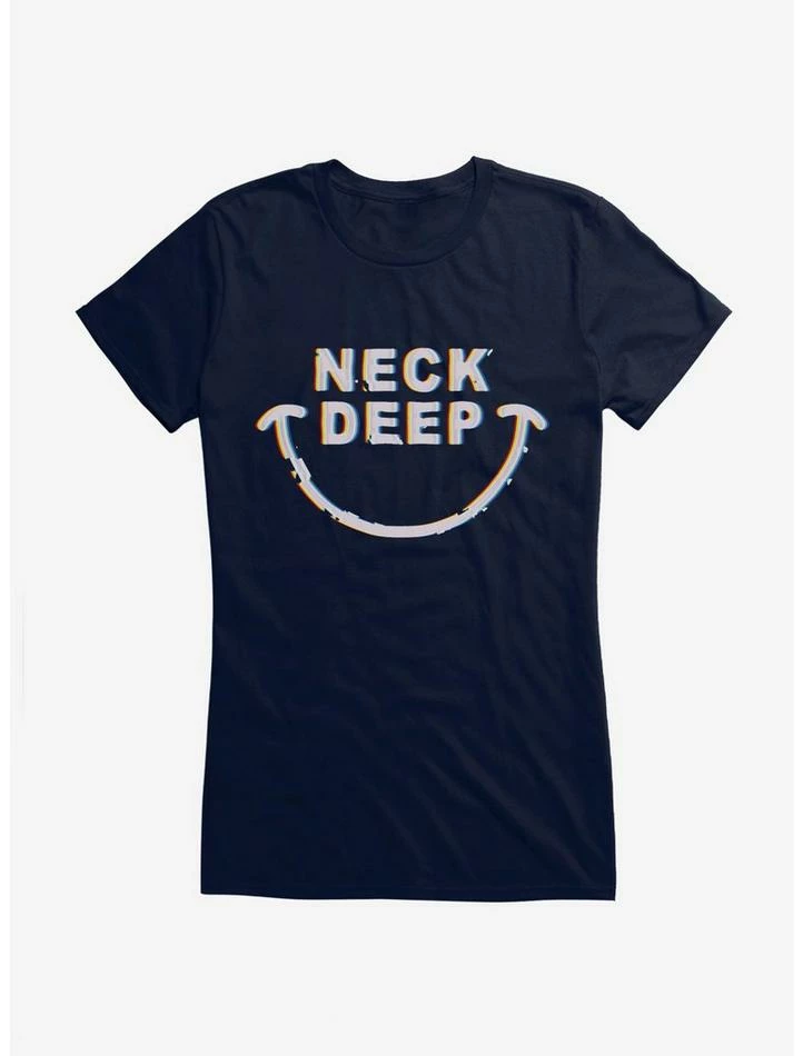 Discount π Neck Deep Smile π§ Girls T-Shirt π - Image 3