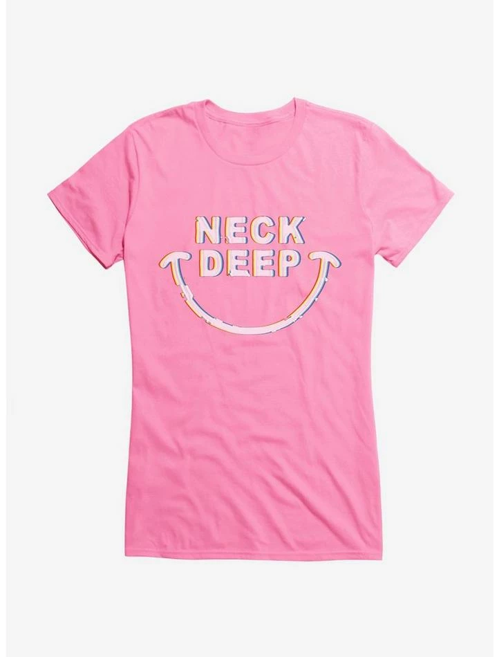 Discount π Neck Deep Smile π§ Girls T-Shirt π