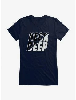 Cheapest π― Neck Deep Split Script π§ Girls T-Shirt π